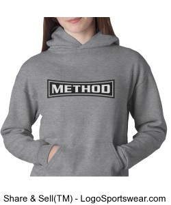Method Logo on Youth Hoodie Design Zoom