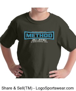 Method Jits on Youth Dark Shirts Design Zoom