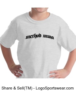 Method Arched Text on Youth Light Shirts Design Zoom