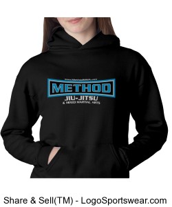 Method Jits on Youth Dark Hoodie Design Zoom